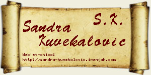 Sandra Kuvekalović vizit kartica